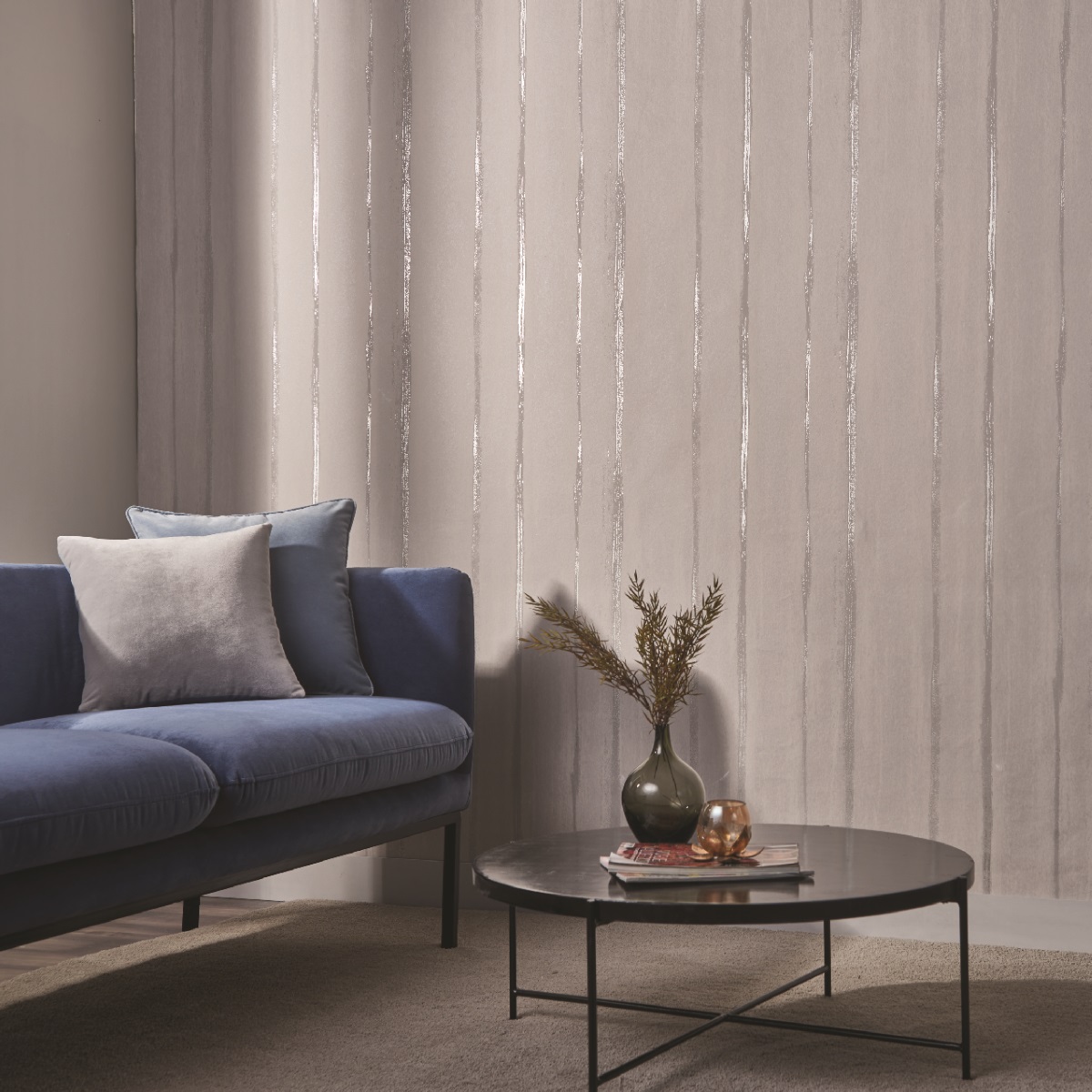 Обои Aura Moonlight NL3605 10,05×0,53 фото в интерьере